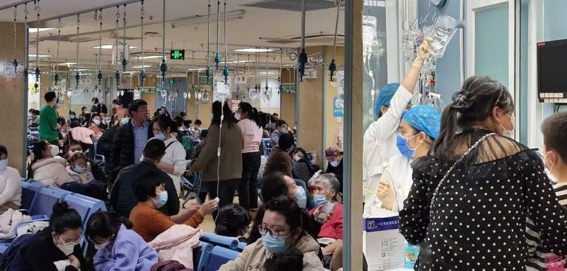 Respiratory diseases spread everywhere, many Chinese hospitals were severely overloaded